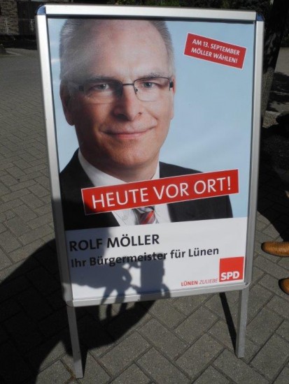 Immer vor Ort - Rolf Möller - Bürgermeisterkandidat in Lünen