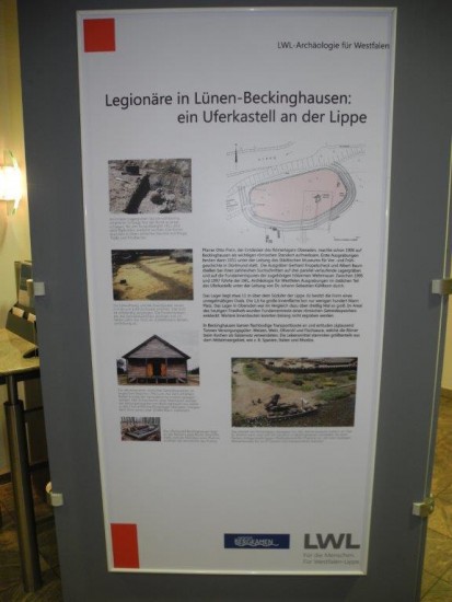 Infotafel römisches Uferkastell Beckinghausen